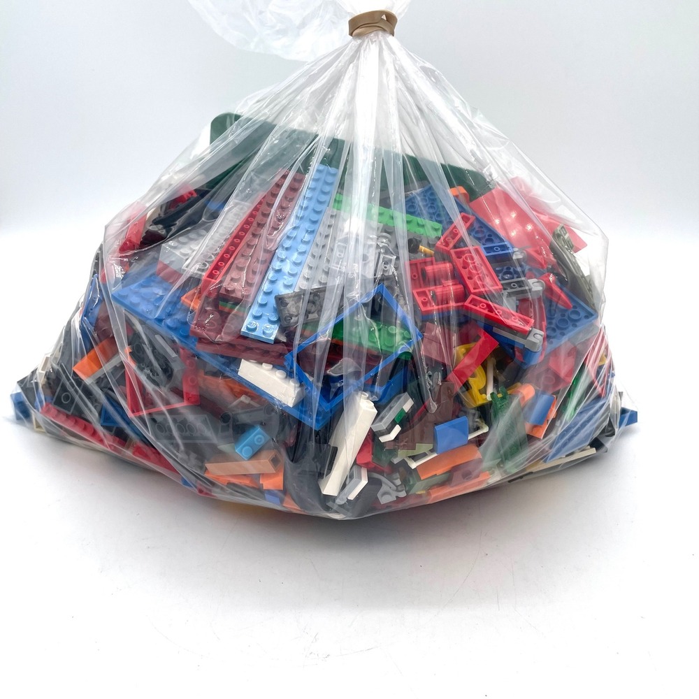 LEGO Mixed Lot 5lb Kids OS Multicolor Good Bulk Bricks Baseplates Wheels Windows